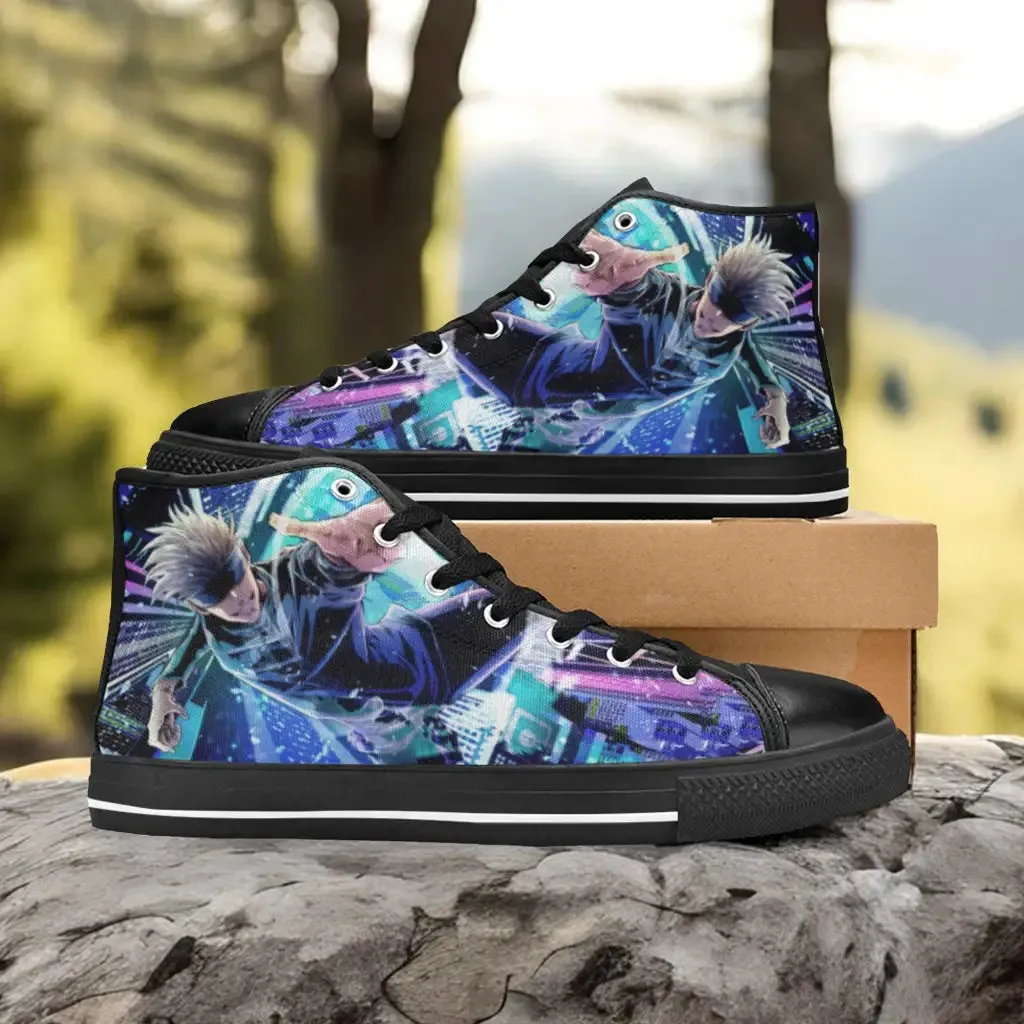 Jujutsu Kaisen Satoru Gojo Shoes High Top Sneakers for Kids and Adults