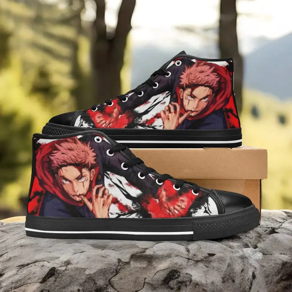 Jujutsu Kaisen Yuji Itadori Shoes High Top Sneakers for Kids and Adults