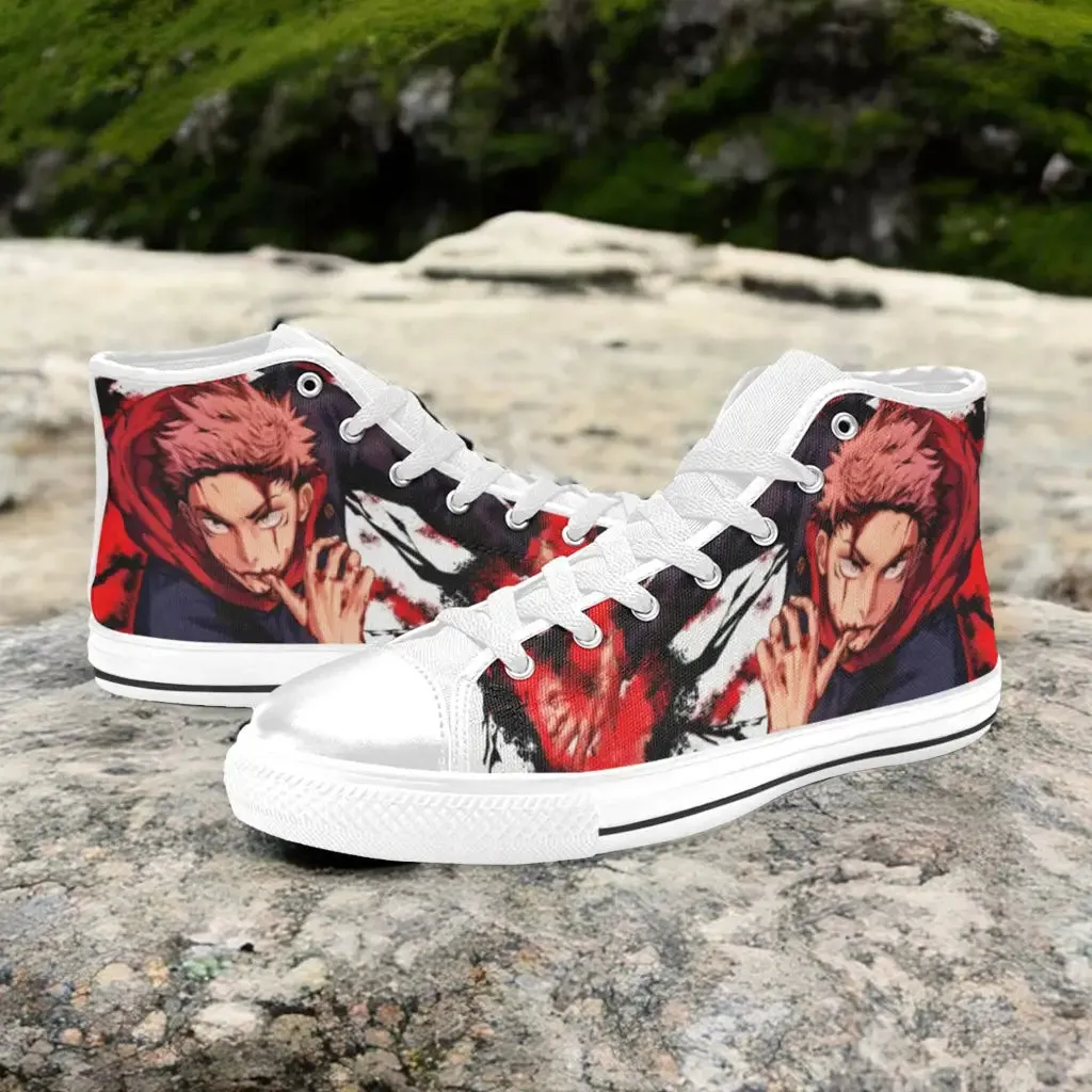 Jujutsu Kaisen Yuji Itadori Shoes High Top Sneakers for Kids and Adults