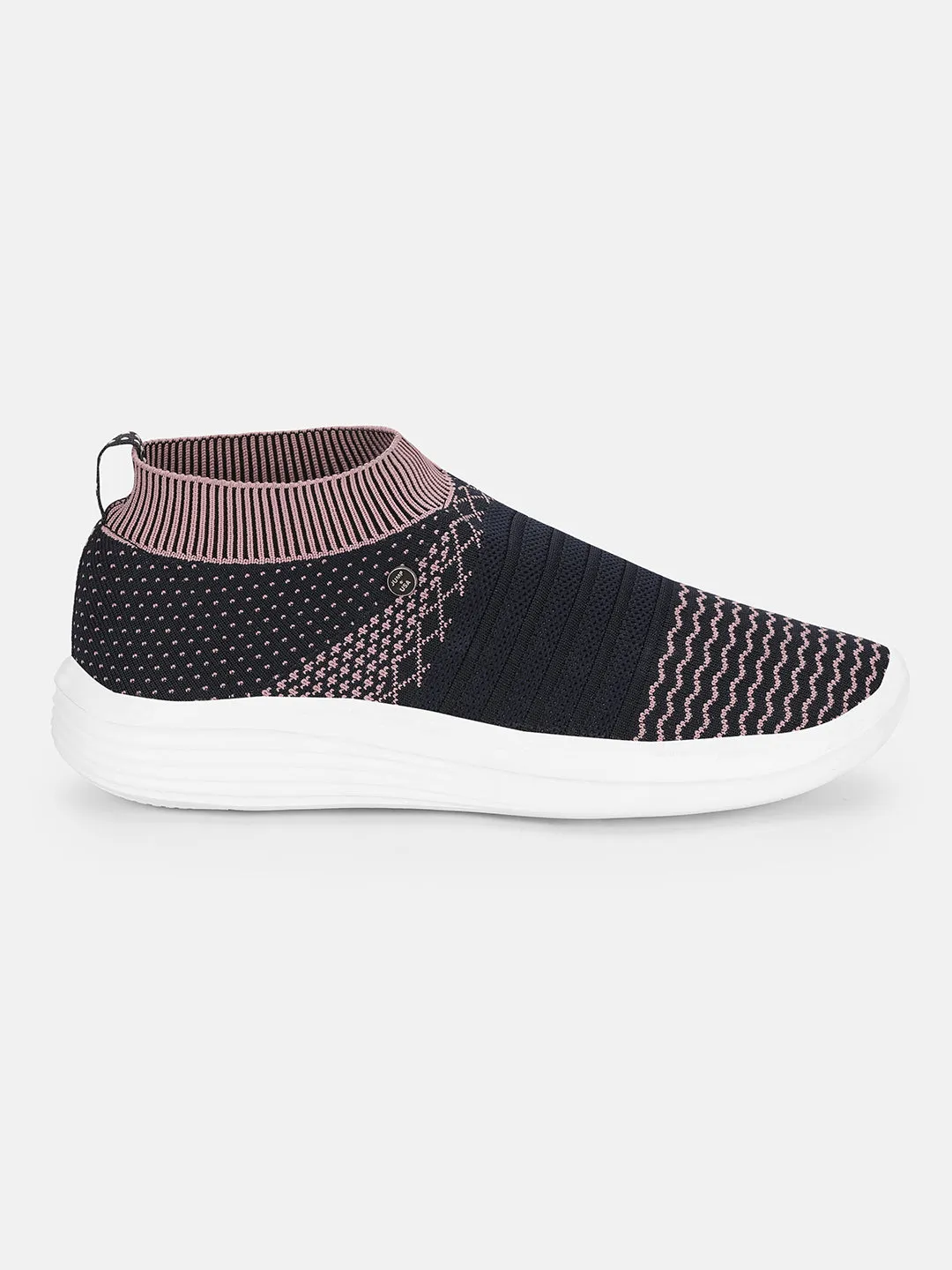 JUMP USA Women's Textured Blue Smart Casual Sneakers Shoes