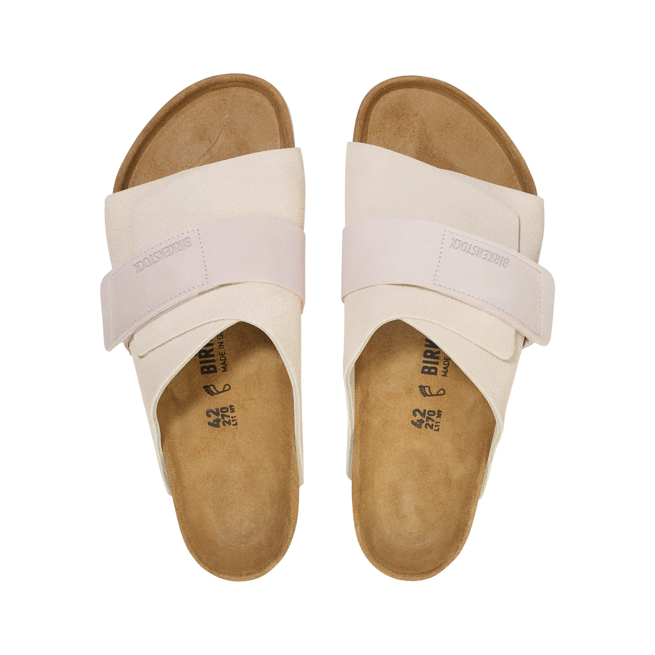 Kyoto Antique White Nubuck/Suede Leather