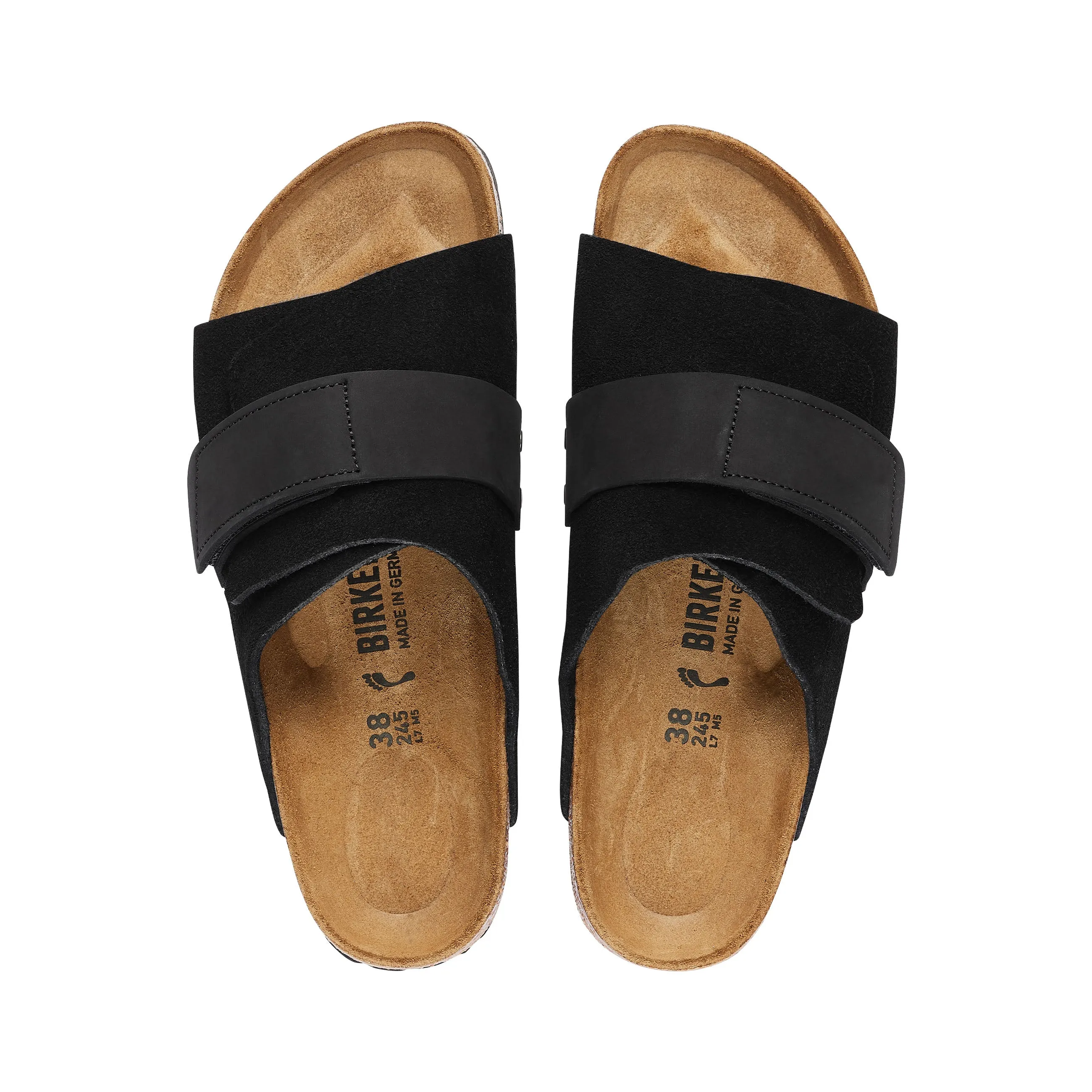 Kyoto Black Suede/Nubuck Leather