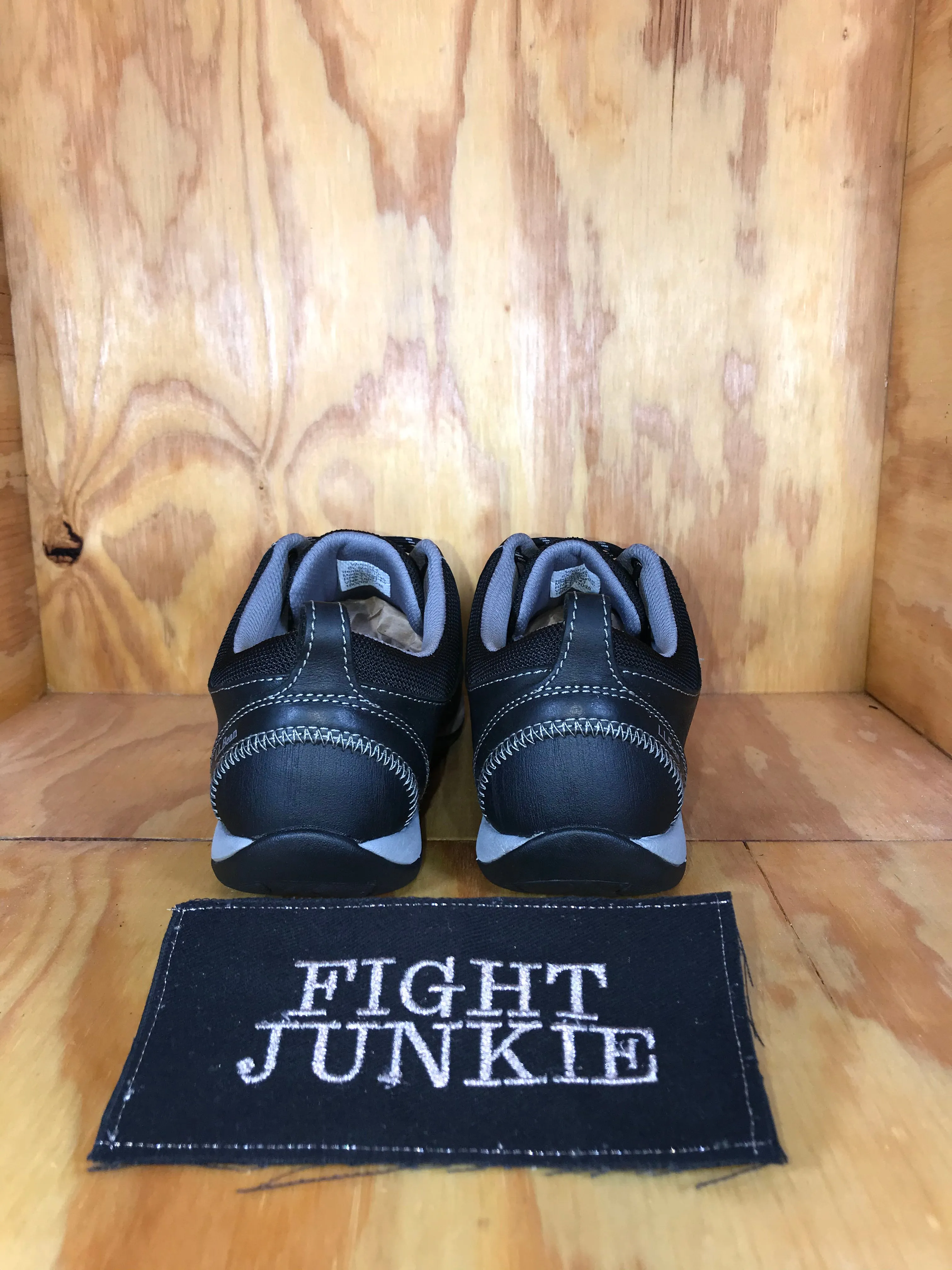 L.L. BEAN BEANSPORT Women's Size 8.5M Leather Comfort Walking Shoes Black