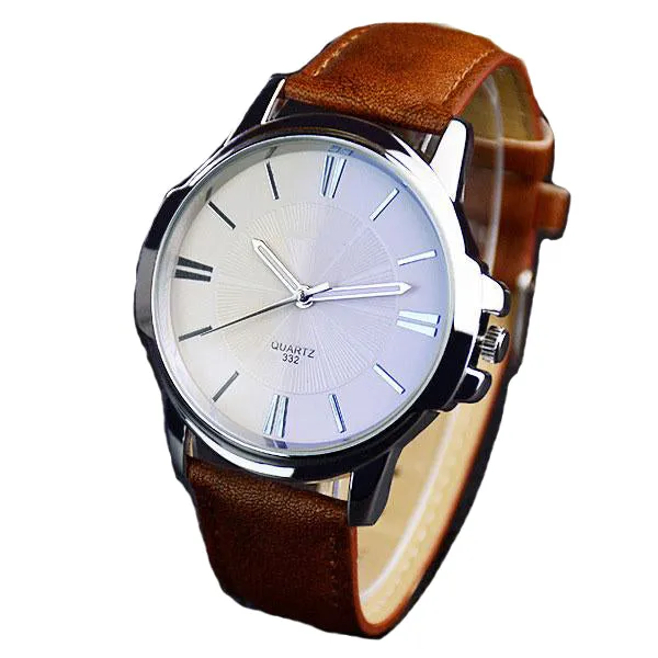 Luxury Business Leathered Wristwatch