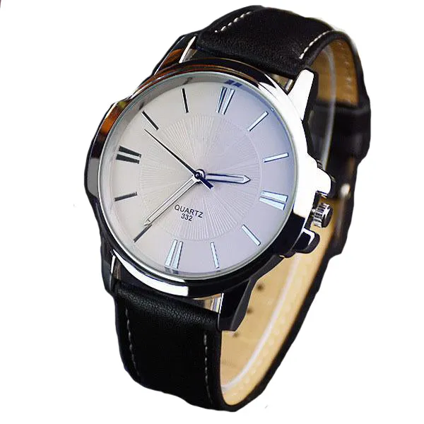 Luxury Business Leathered Wristwatch