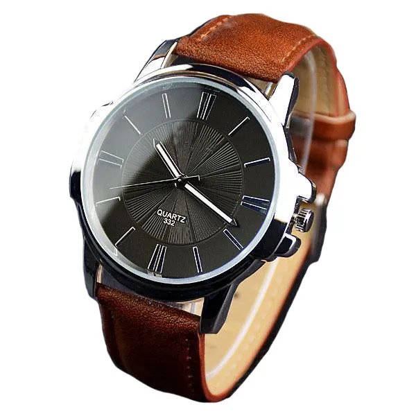 Luxury Business Leathered Wristwatch