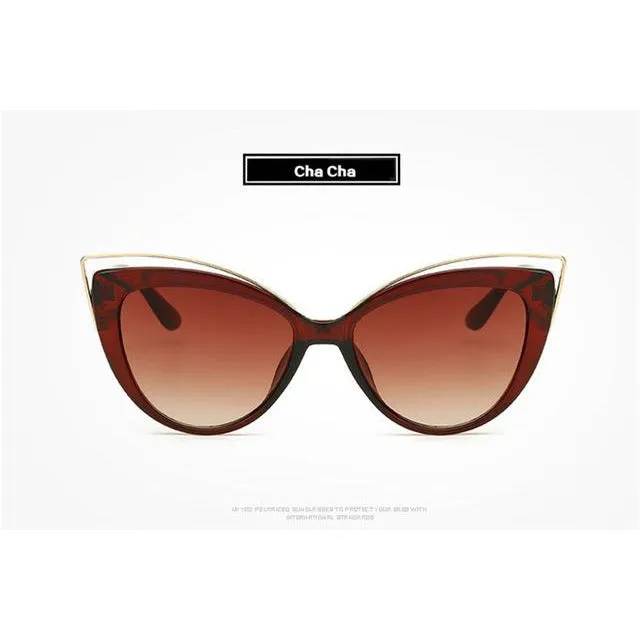 Luxury Charm Cat Eye Sunglass
