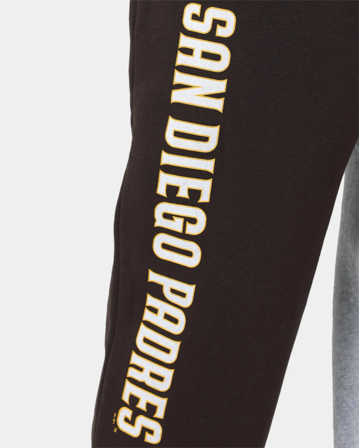 Majestic Athletic San Diego Padres All Team Champs Track Pants Yellow/Grey Marle
