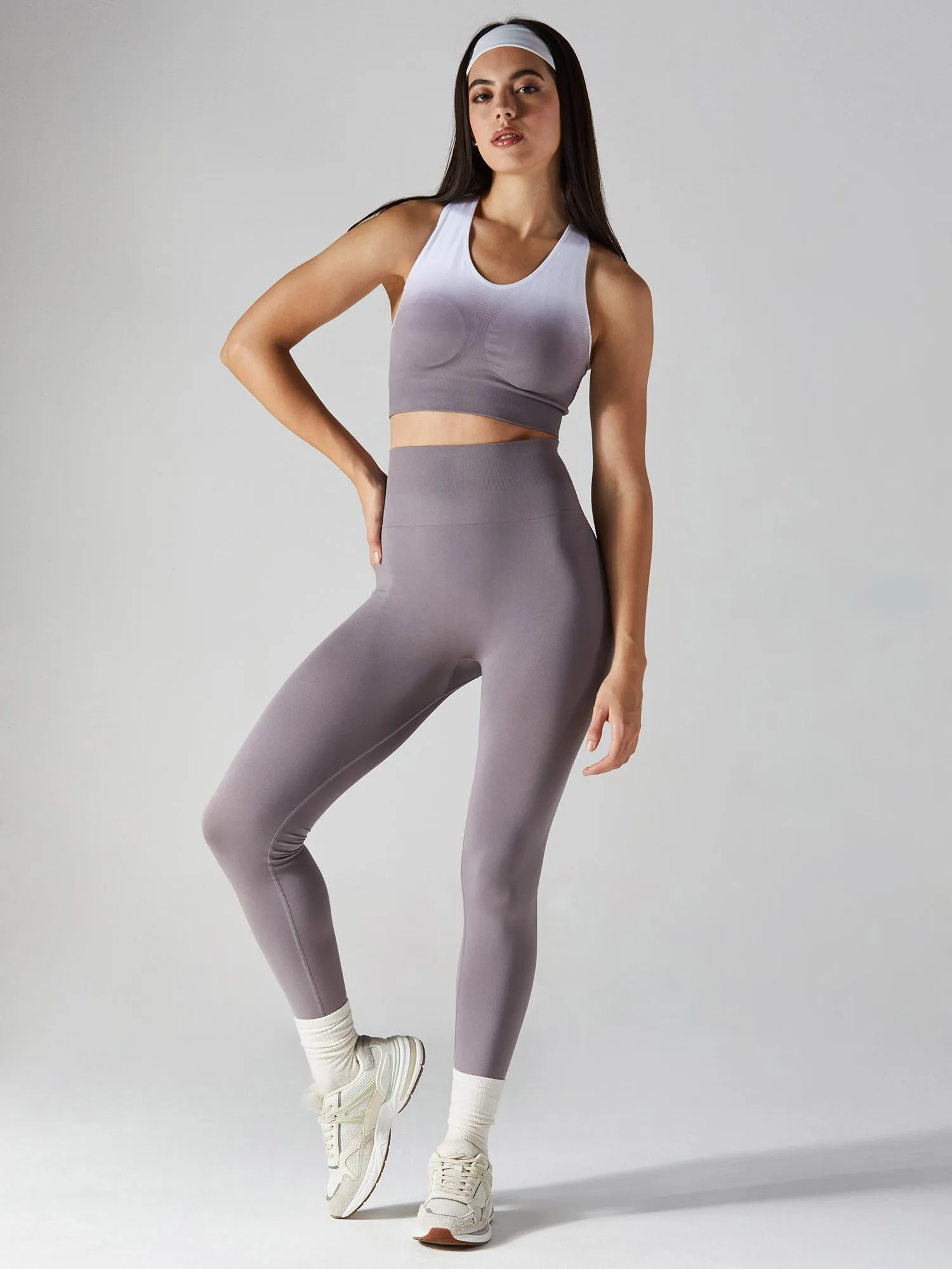 Mauve Beyond 'Hue' Sports Bra