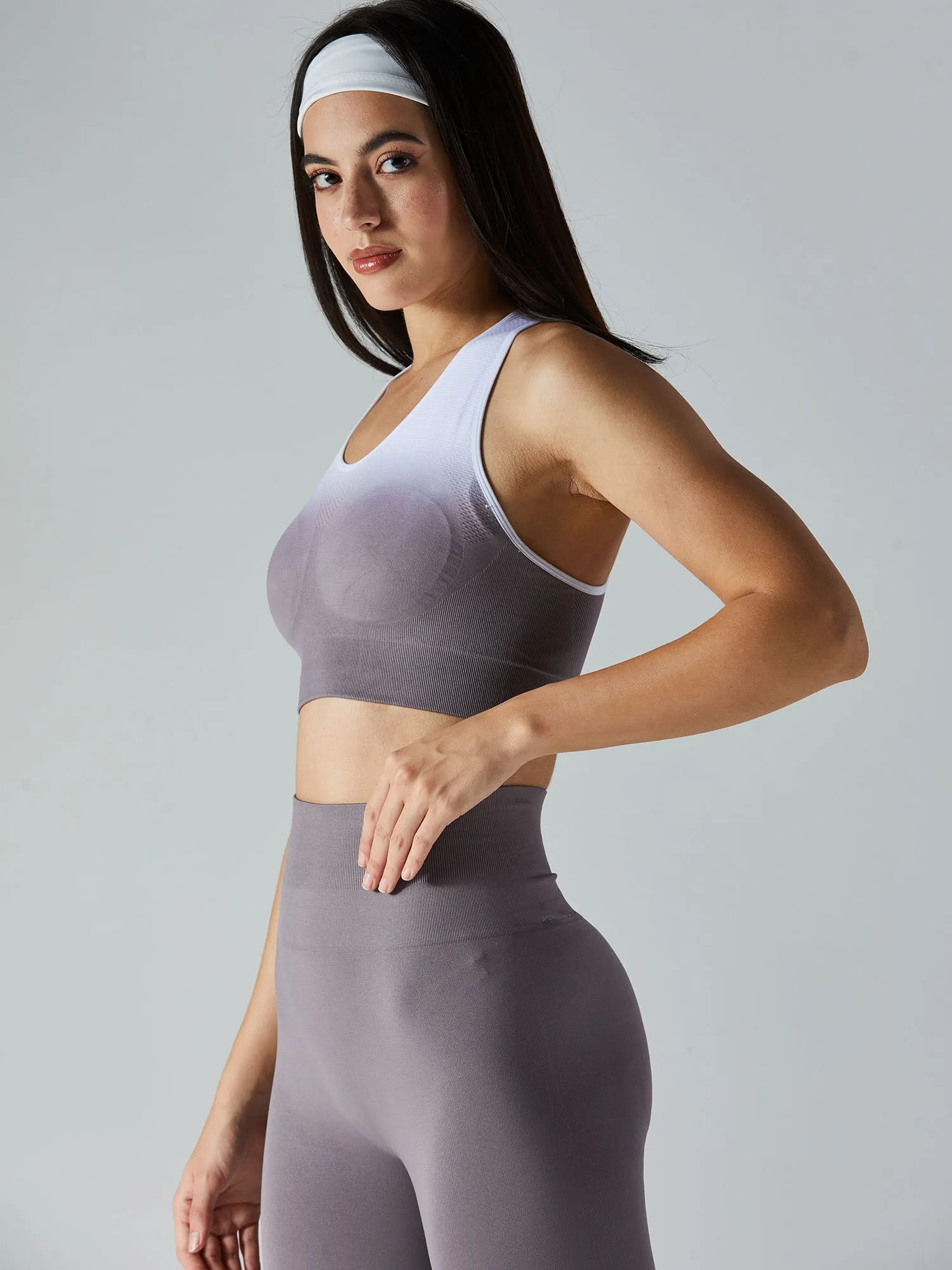 Mauve Beyond 'Hue' Sports Bra