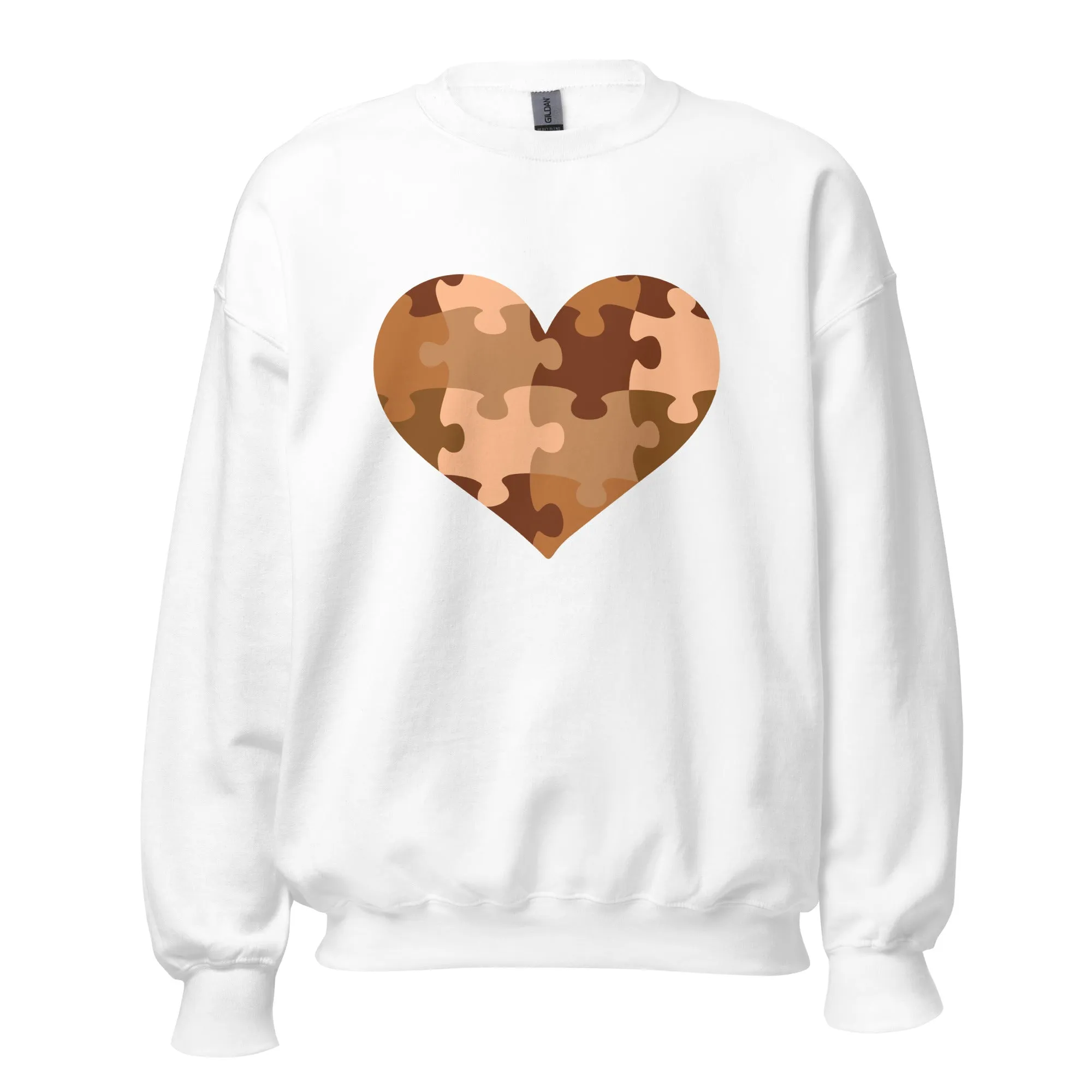 Melanin Heart Puzzle - Sweatshirt