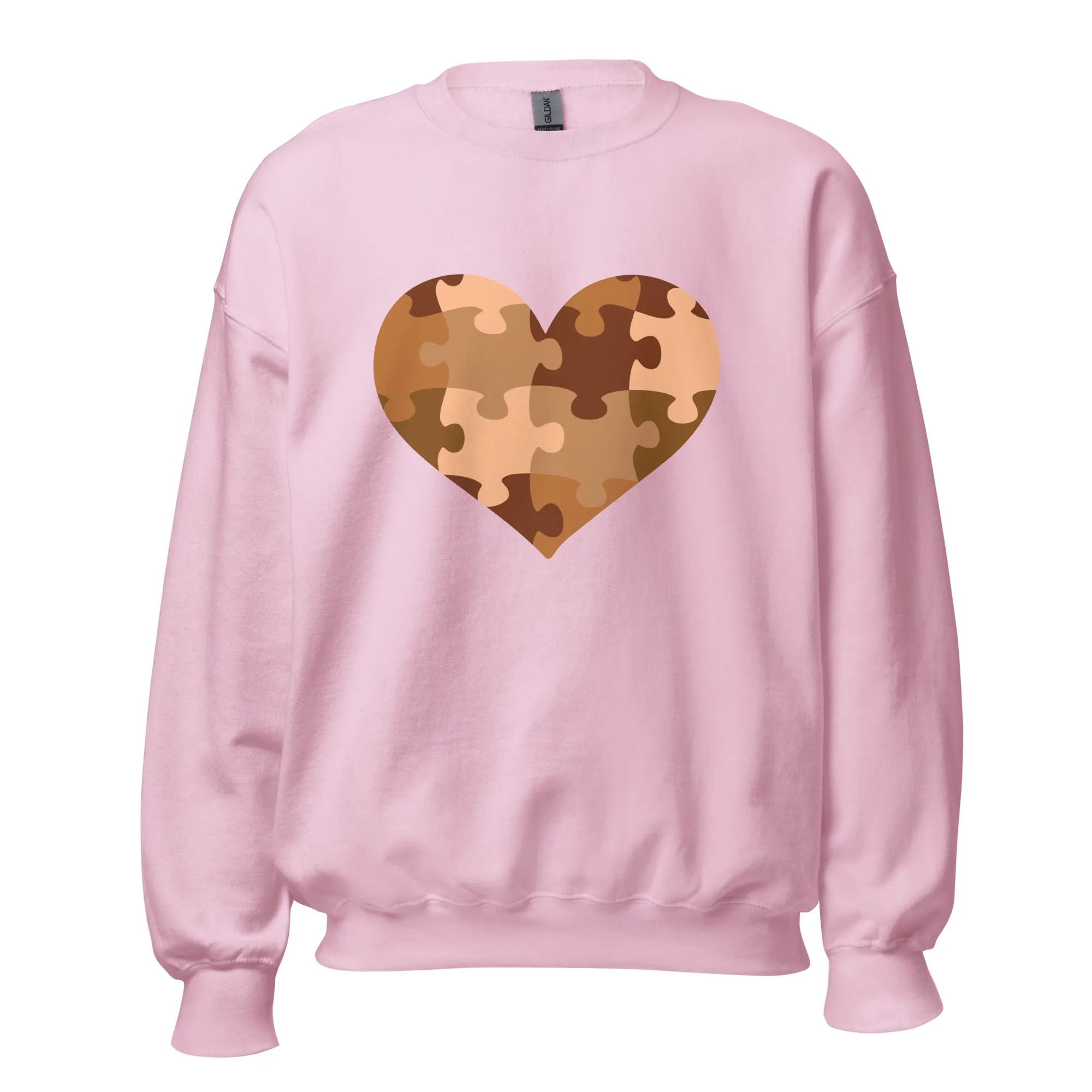 Melanin Heart Puzzle - Sweatshirt