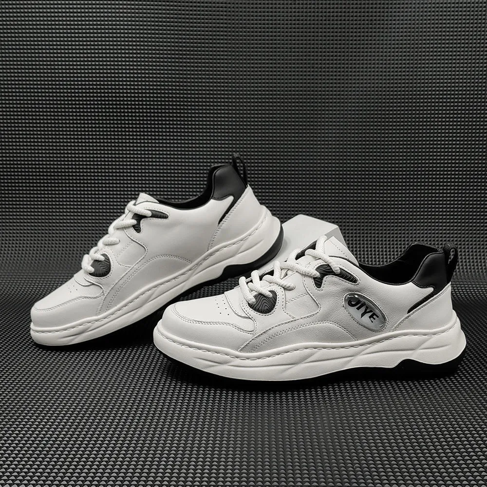 Men Fashion Leather Casual Training Sneakers
