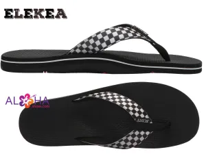 Mens Checkerboard Sandals |  Ele'kea Neoprene Lined Flip Flops