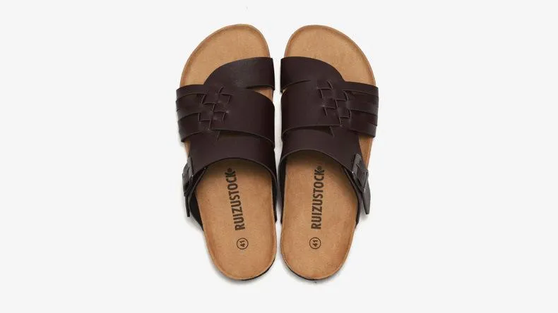 Men's Cork Beach Sandals 61946220YM