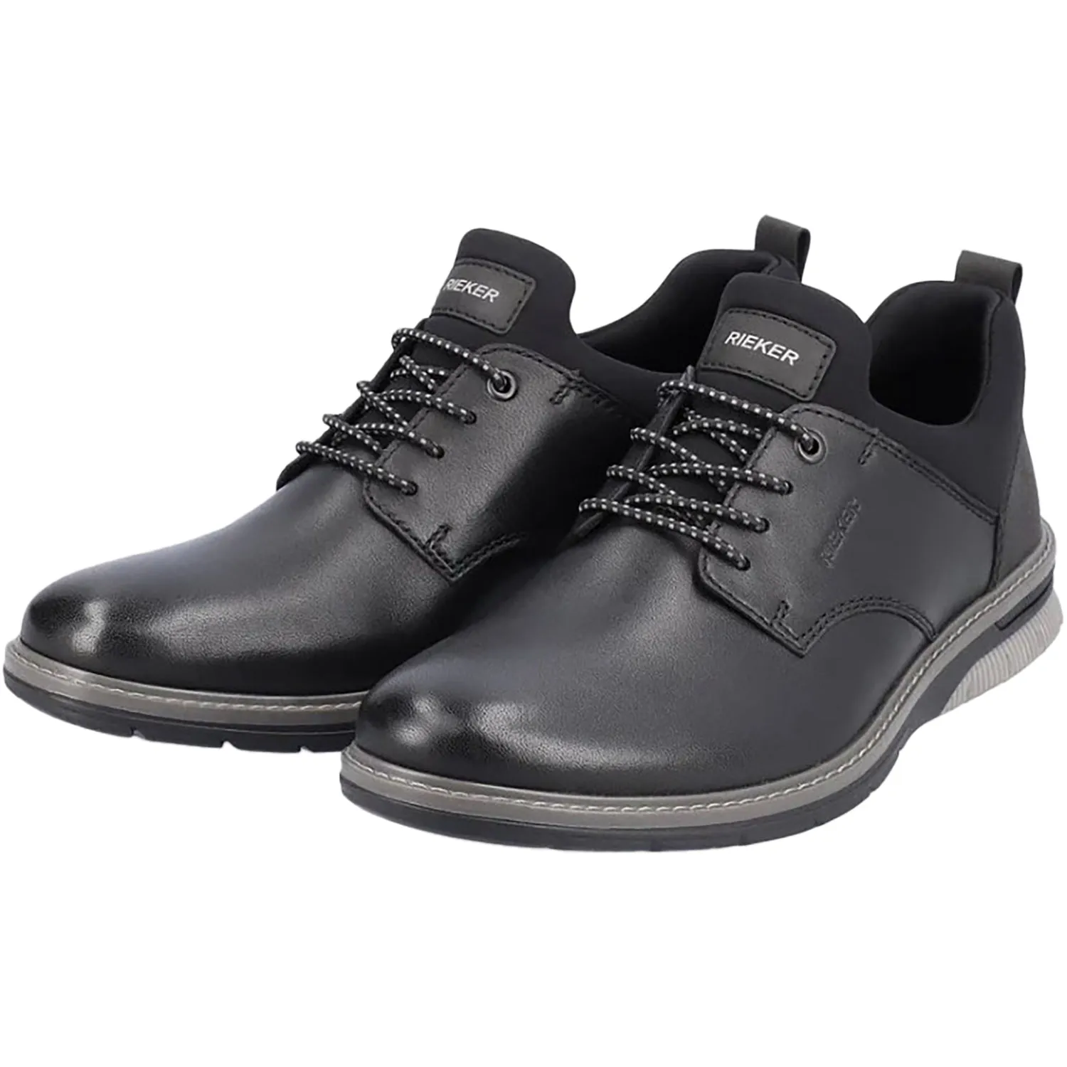 Men's Rieker 14454-01 Black/Black/Black Leather