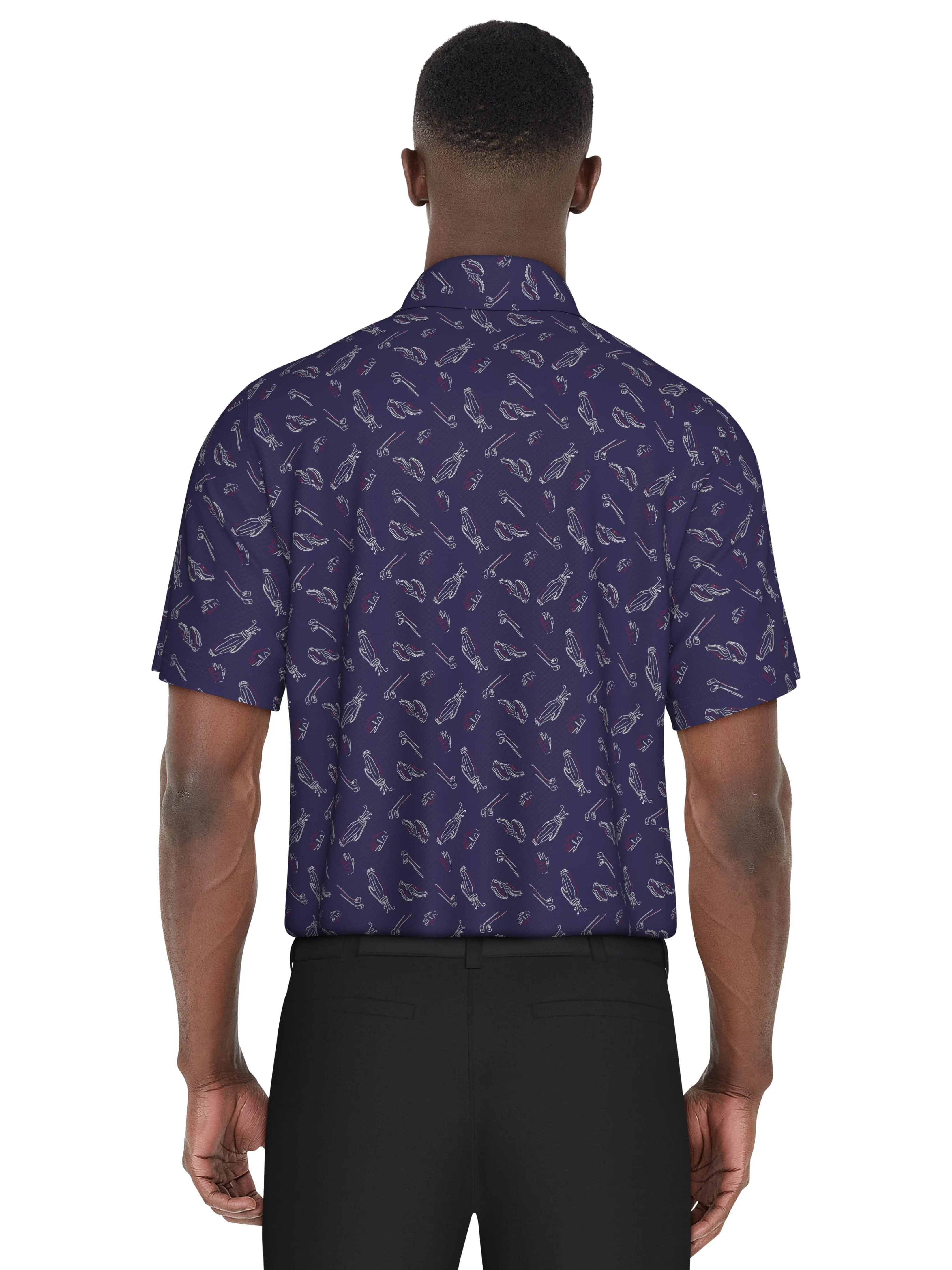 Men's Solarized Golf Print Golf Polo