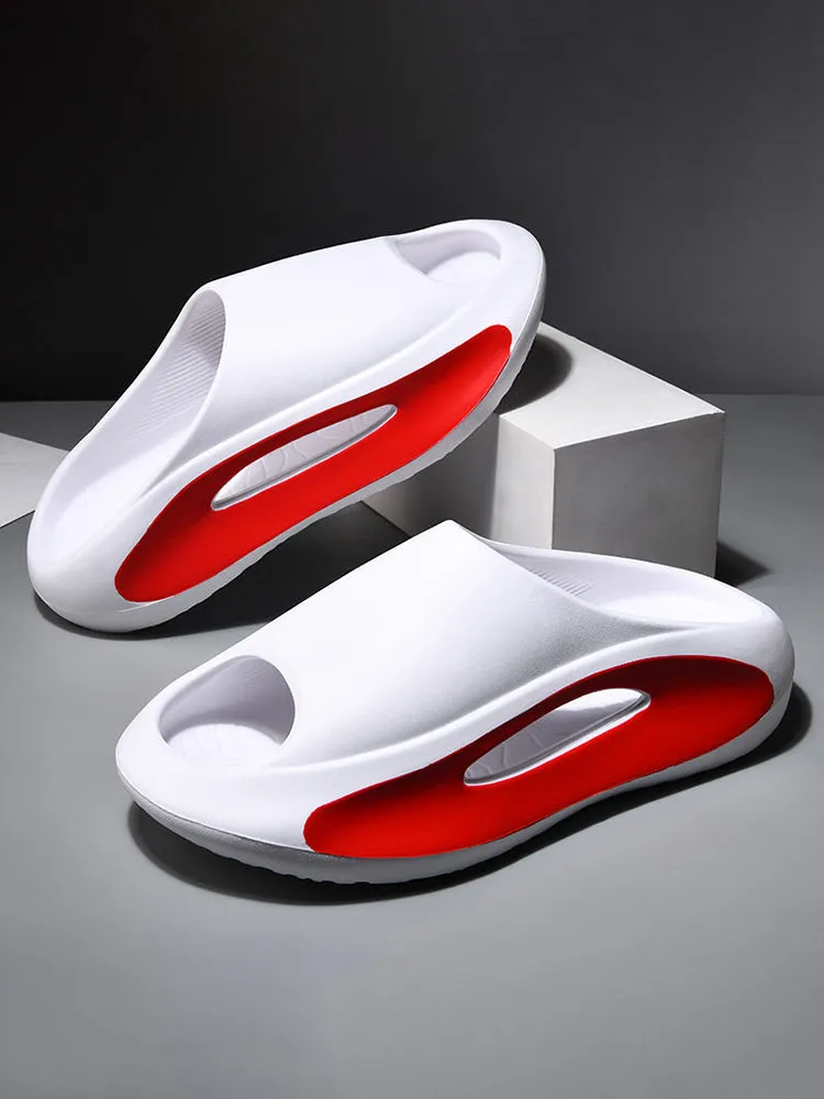Men'S Spliced Slippers