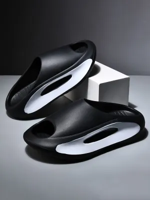 Men'S Spliced Slippers