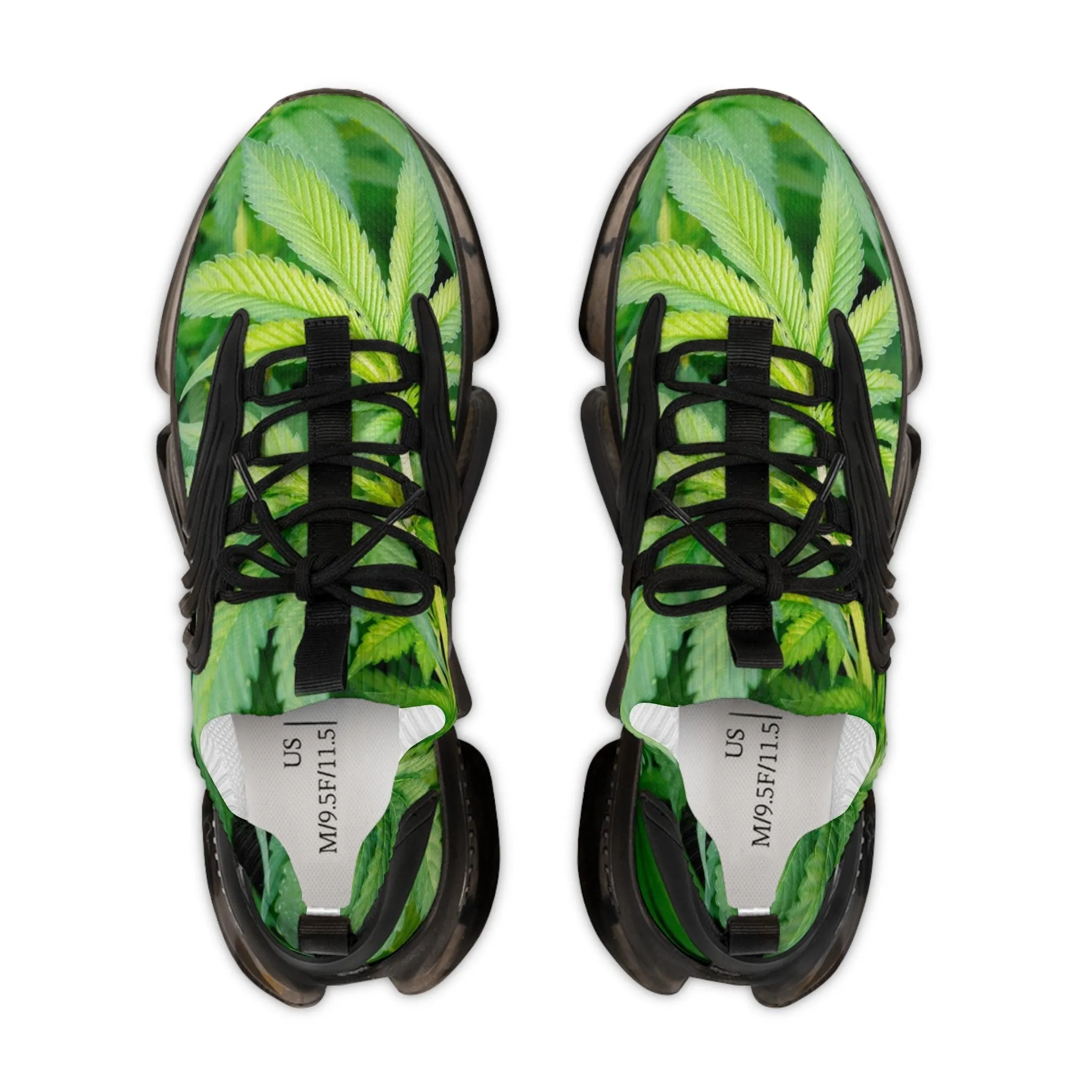 Men's Weed Leaves Mesh Sneakers