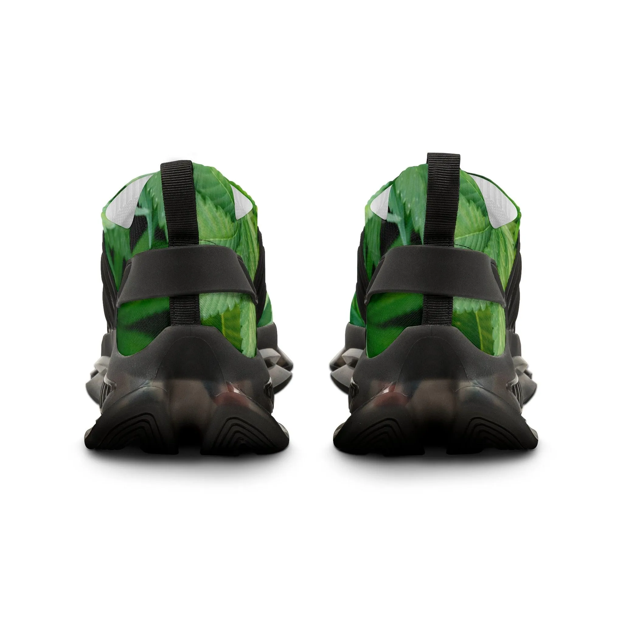 Men's Weed Leaves Mesh Sneakers