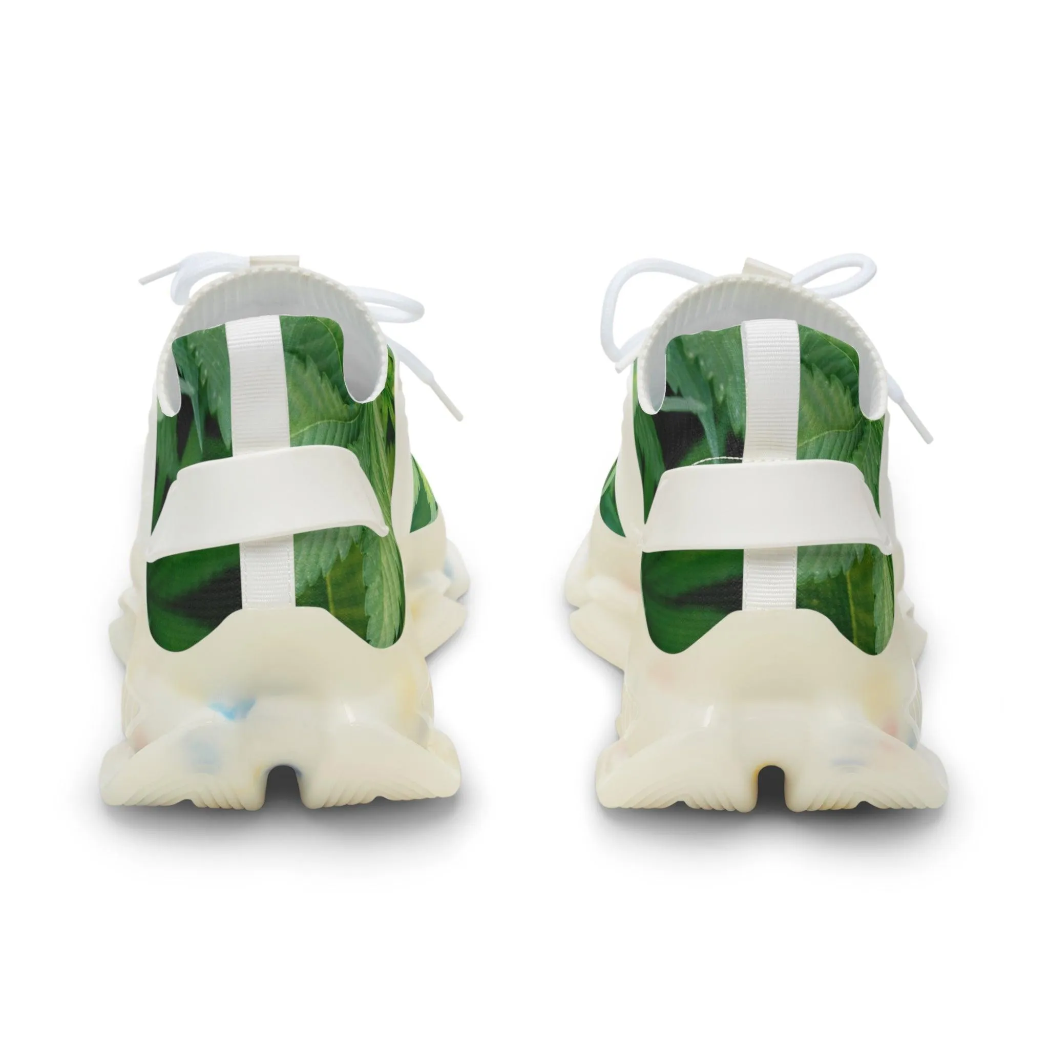 Men's Weed Leaves Mesh Sneakers