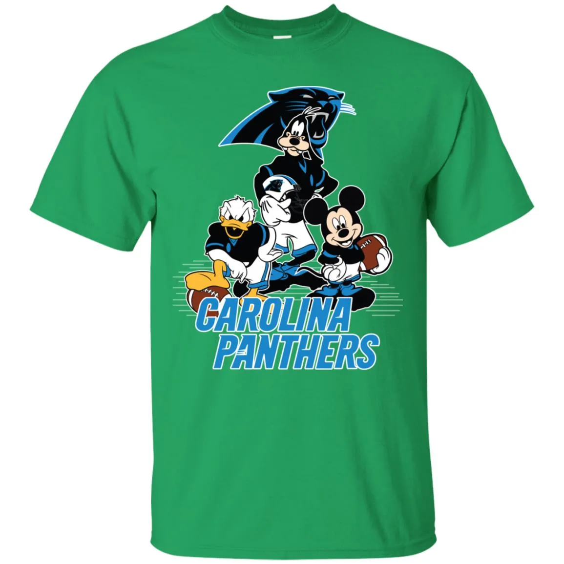 Mickey Mouse Carolina Panthers American Football Nfl Sports Shirt