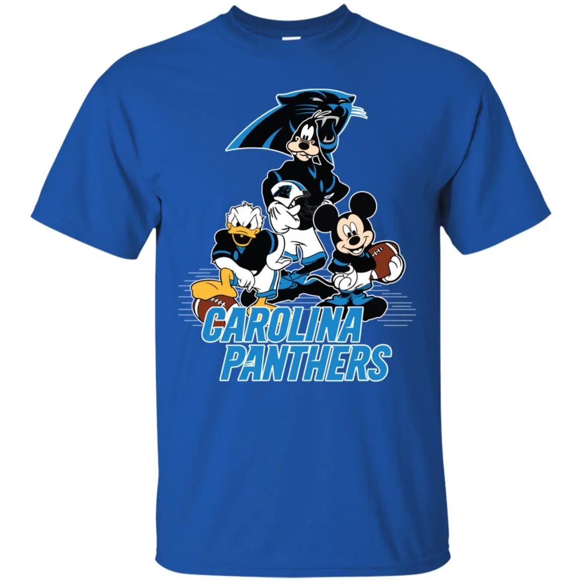 Mickey Mouse Carolina Panthers American Football Nfl Sports Shirt