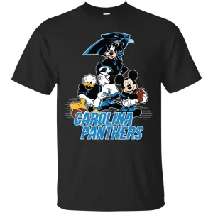 Mickey Mouse Carolina Panthers American Football Nfl Sports Shirt