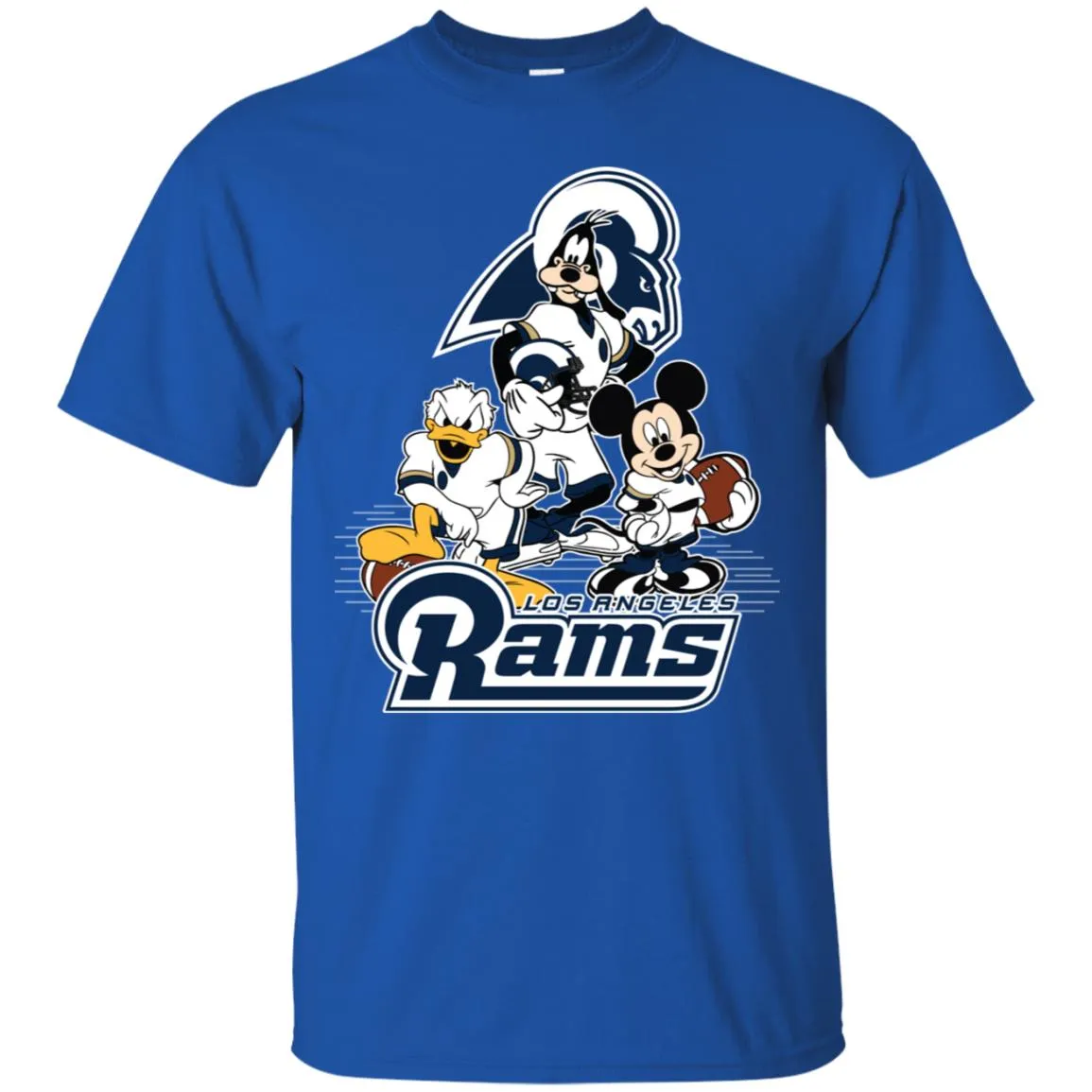 Mickey Mouse Los Angeles Rams American Football Nfl Sports Shirt