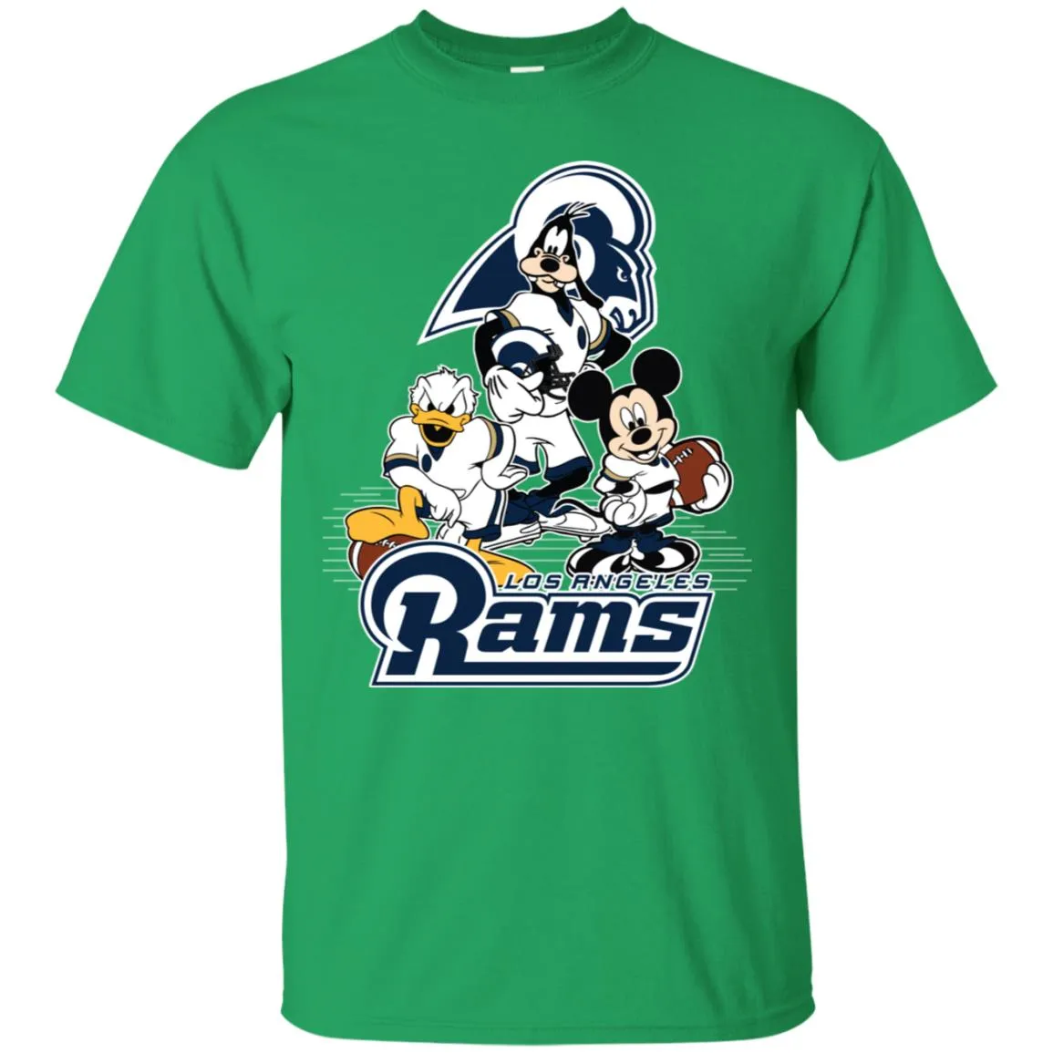 Mickey Mouse Los Angeles Rams American Football Nfl Sports Shirt