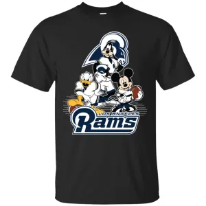 Mickey Mouse Los Angeles Rams American Football Nfl Sports Shirt