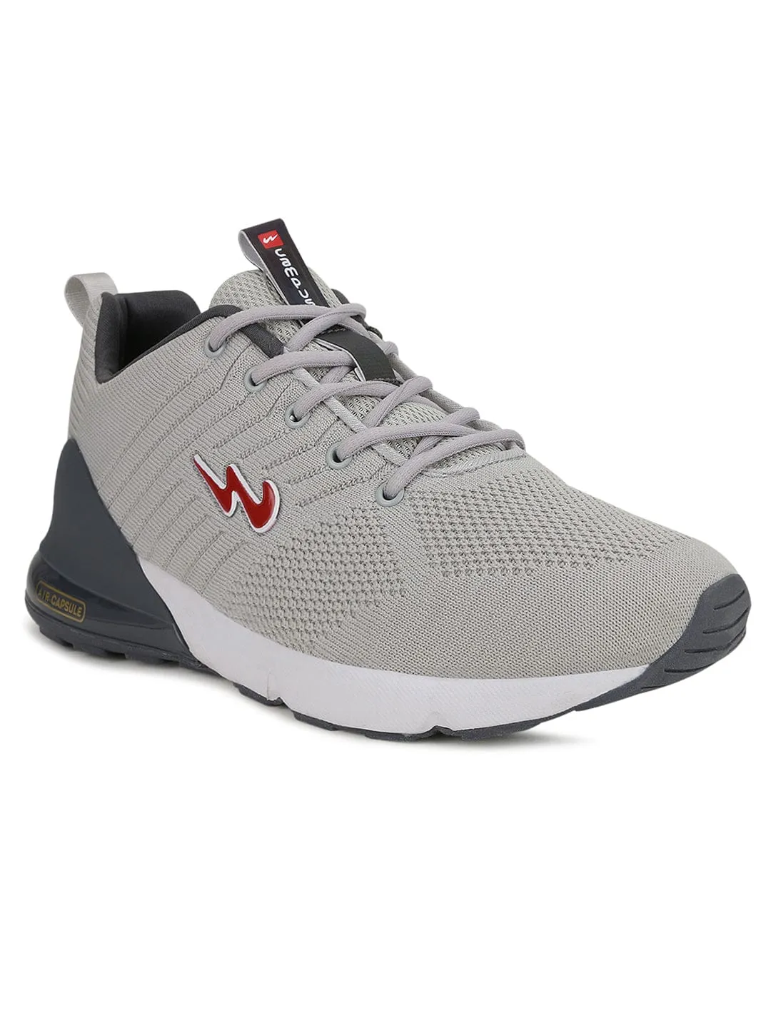 MIKE N Grey Men's Running Shoes