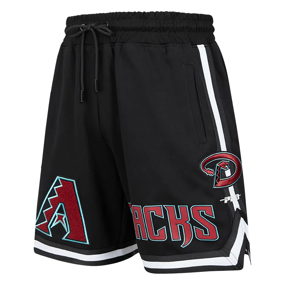 MLB ARIZONA DIAMONDBACKS CLASSIC CHENILLE MEN'S DK SHORT (BLACK)