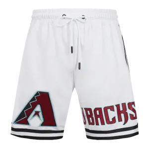 MLB ARIZONA DIAMONDBACKS CLASSIC CHENILLE MEN'S SHORT (WHITE / BLACK / WHTE)