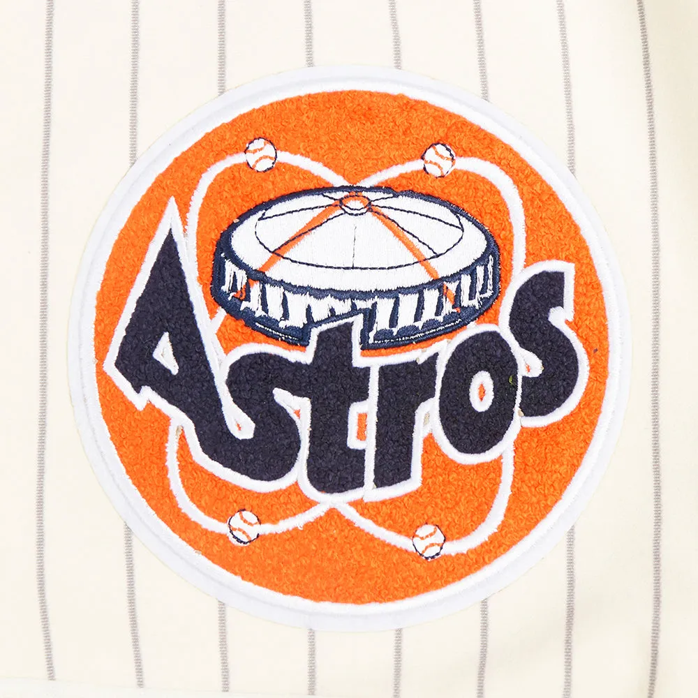 MLB HOUSTON ASTROS PINSTRIPE RETRO CLASSIC MEN'S DK 2.0 SHORT (EGGSHELL/ GREY)