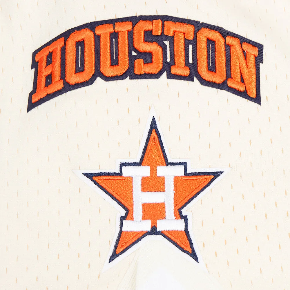MLB HOUSTON ASTROS PINSTRIPE RETRO CLASSIC MEN'S DK 2.0 SHORT (EGGSHELL/ GREY)