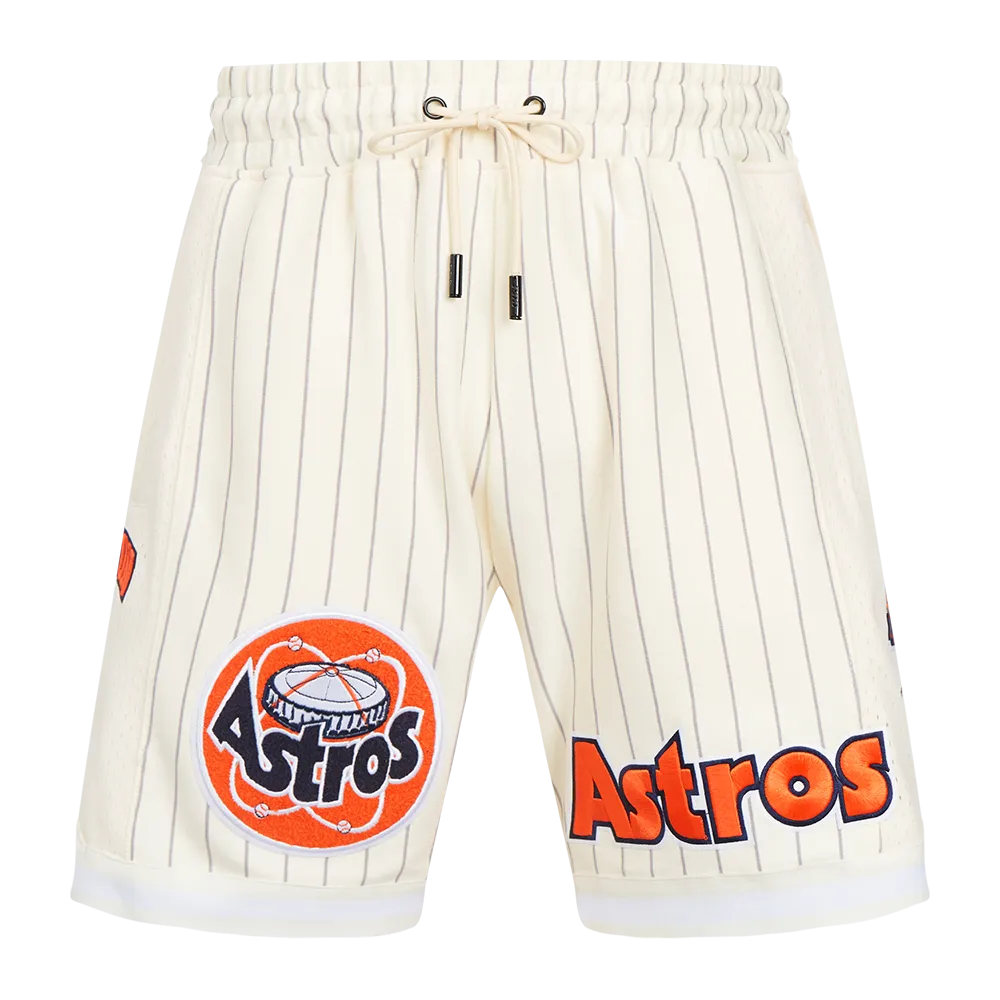 MLB HOUSTON ASTROS PINSTRIPE RETRO CLASSIC MEN'S DK 2.0 SHORT (EGGSHELL/ GREY)