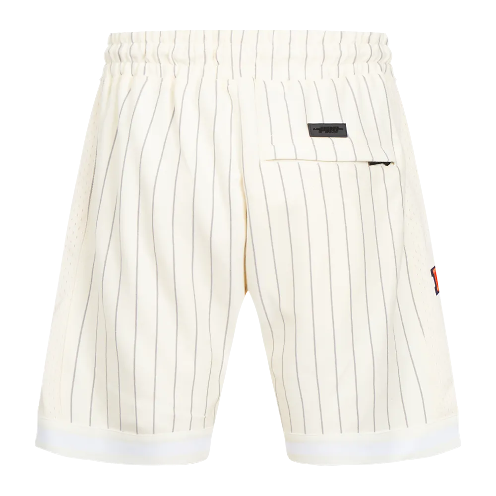 MLB HOUSTON ASTROS PINSTRIPE RETRO CLASSIC MEN'S DK 2.0 SHORT (EGGSHELL/ GREY)