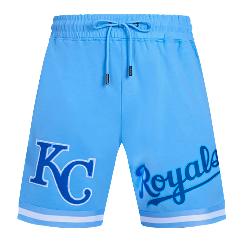 MLB KANSAS CITY ROYALS CLASSIC CHENILLE MEN'S SHORT (UNIVERSITY BLUE)