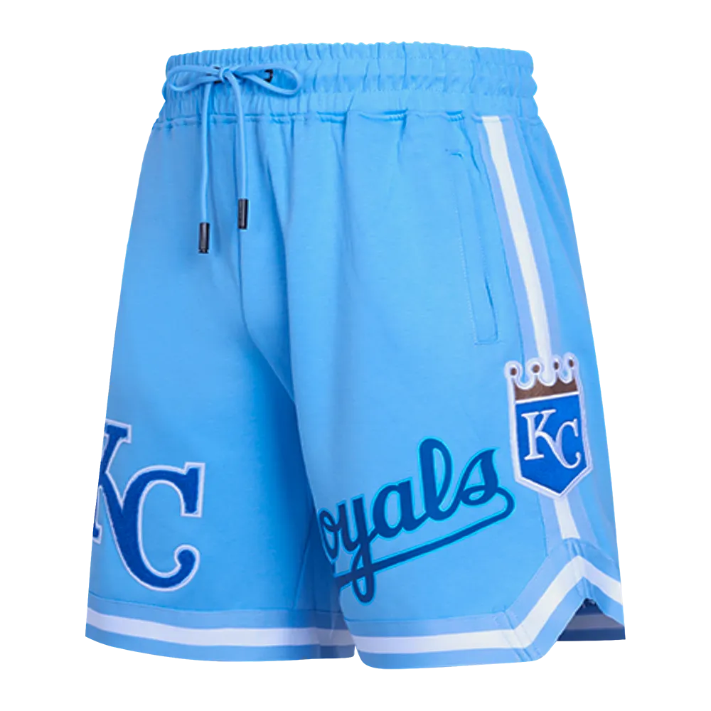 MLB KANSAS CITY ROYALS CLASSIC CHENILLE MEN'S SHORT (UNIVERSITY BLUE)