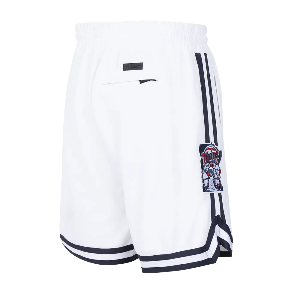 MLB MINNESOTA TWINS CLASSIC CHENILLE MEN'S SHORT (WHITE)