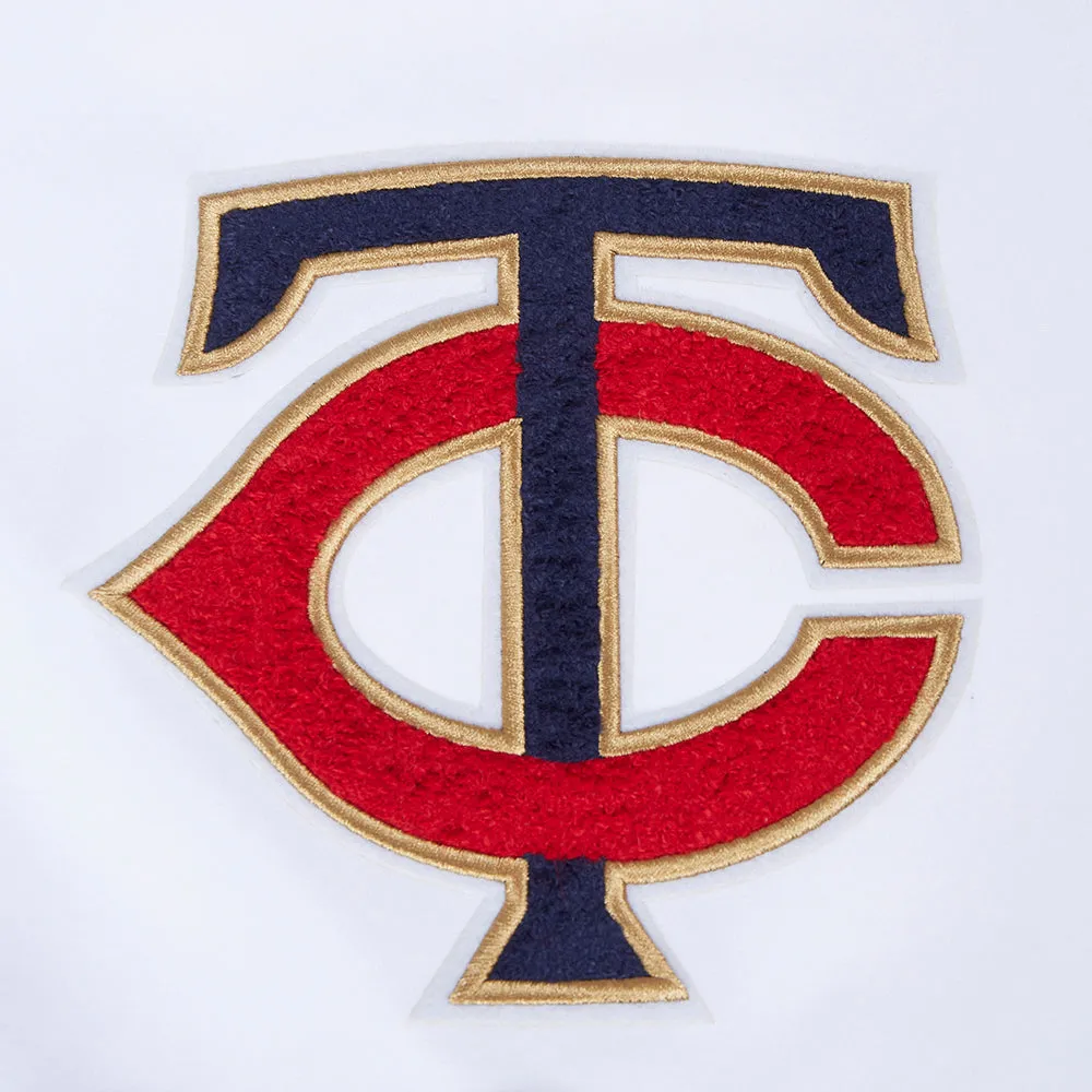 MLB MINNESOTA TWINS CLASSIC CHENILLE MEN'S SHORT (WHITE)