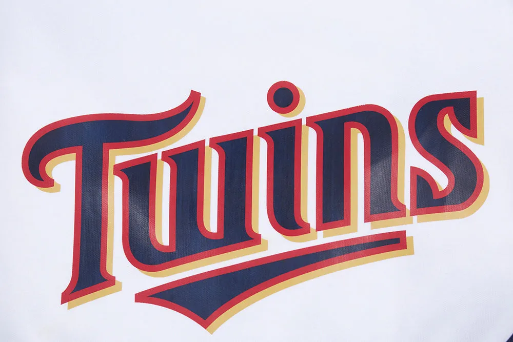 MLB MINNESOTA TWINS CLASSIC CHENILLE MEN'S SHORT (WHITE)