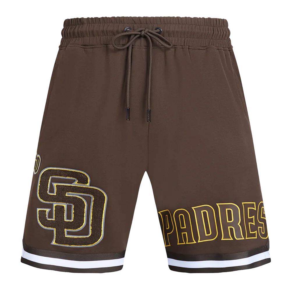 MLB SAN DIEGO PADRES CLASSIC CHENILLE MEN'S DK SHORT (BROWN)