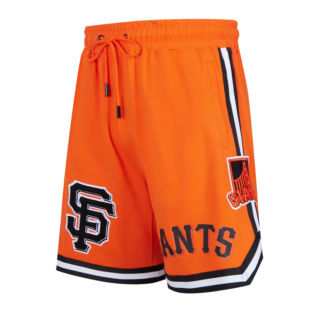 MLB SAN FRANCISCO GIANTS CLASSIC CHENILLE MEN'S DK SHORT (ORANGE)