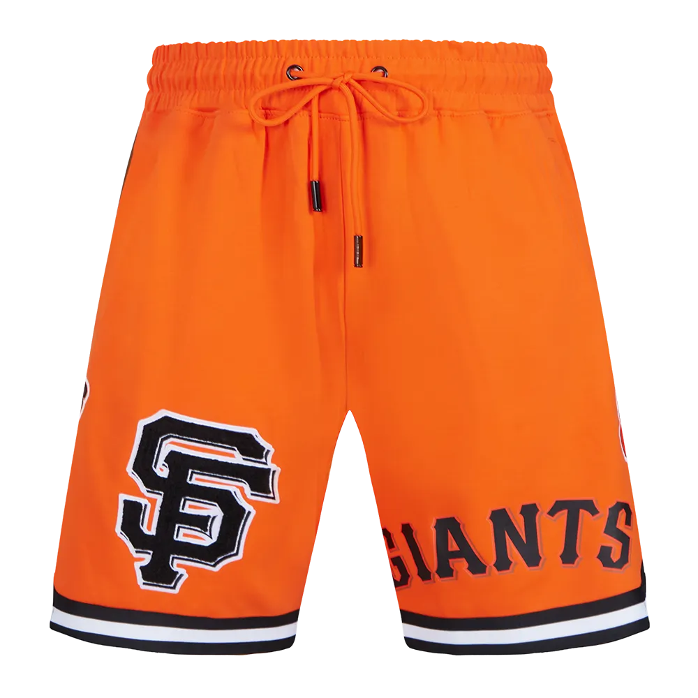 MLB SAN FRANCISCO GIANTS CLASSIC CHENILLE MEN'S DK SHORT (ORANGE)