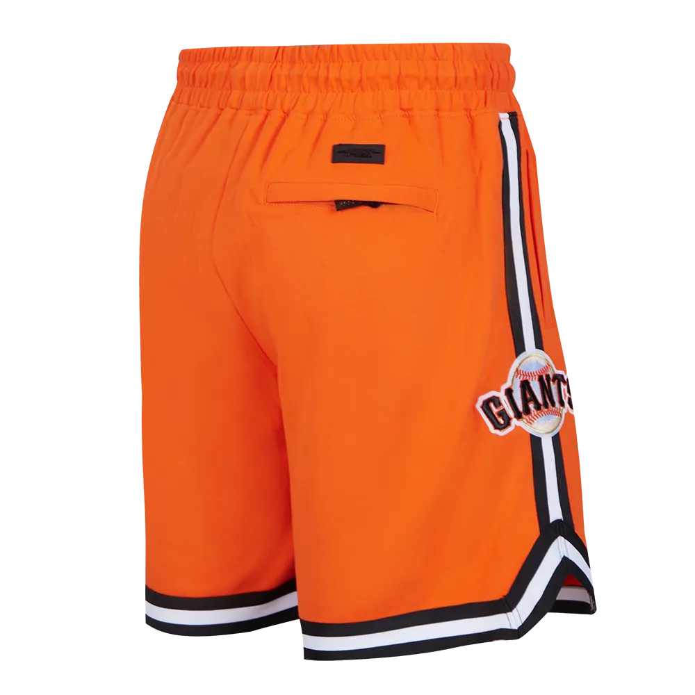 MLB SAN FRANCISCO GIANTS CLASSIC CHENILLE MEN'S DK SHORT (ORANGE)