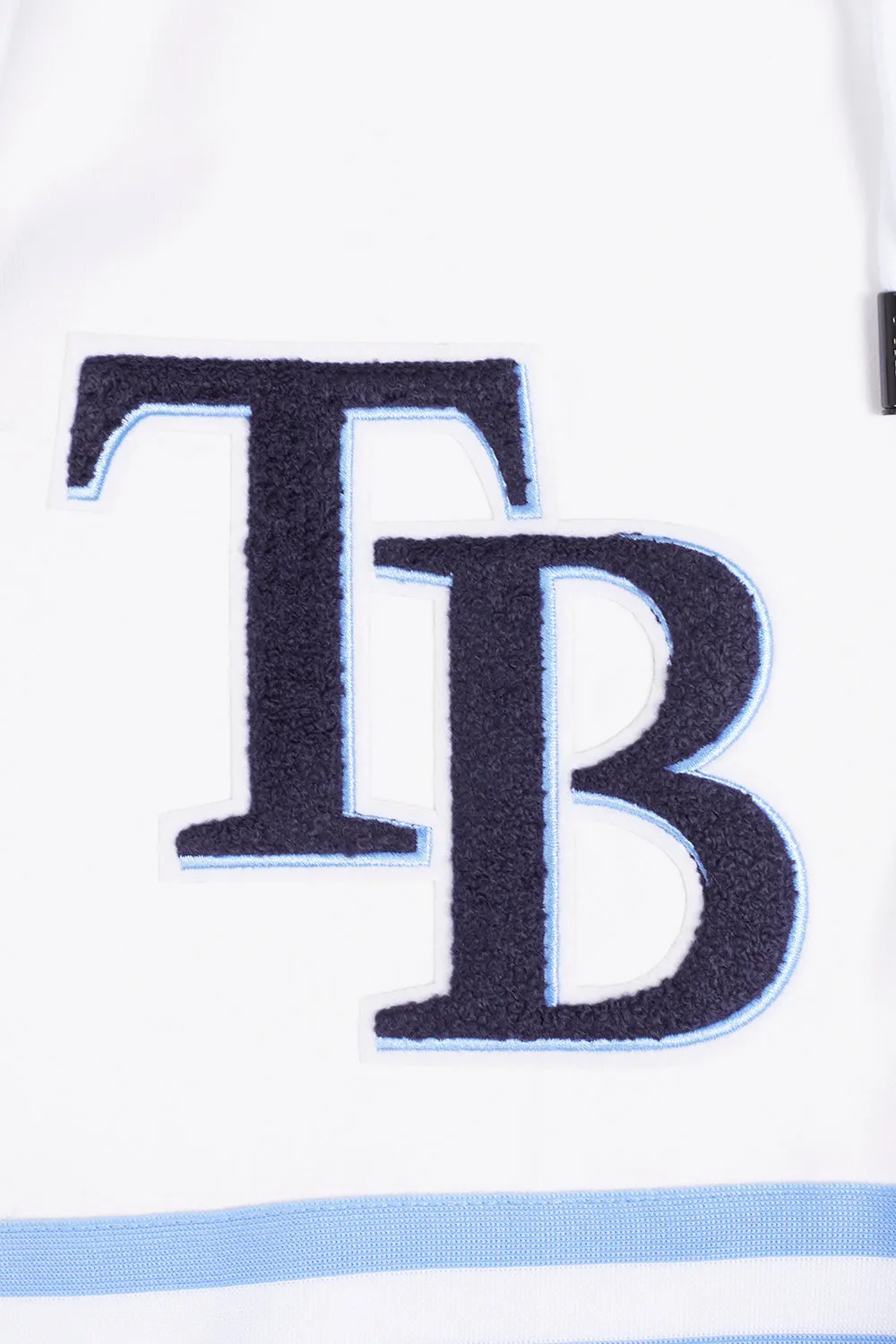 MLB TAMPA BAY RAYS CLASSIC CHENILLE MEN'S SHORT (WHITE)