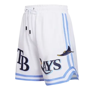 MLB TAMPA BAY RAYS CLASSIC CHENILLE MEN'S SHORT (WHITE)